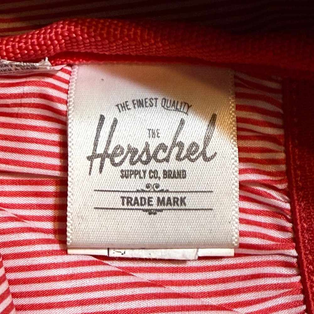 Herschel Supply Co. Backpack School Book Bag‎ Black Gold Zipper Travel - Picture 7 of 8